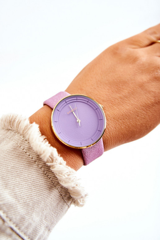 Reloj de mujer sin níquel Ernest color morado