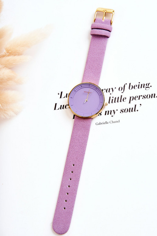Reloj de mujer sin níquel Ernest color morado