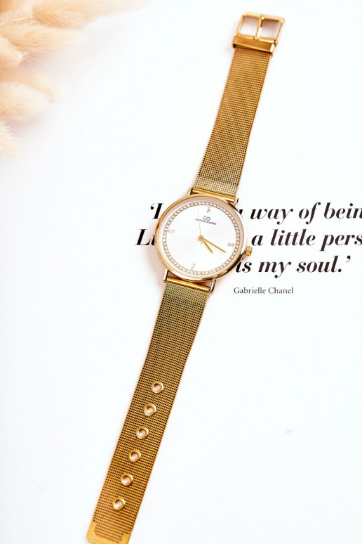 Reloj de mujer Giorgio & Dario con ojos brillantes en color dorado Reloj de mujer Giorgio & Dario con ojos brillantes en color dorado