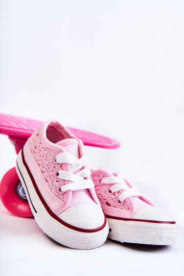 Zapatos de tiempo libre para niños con cordones en Roly-Poly blanco 2