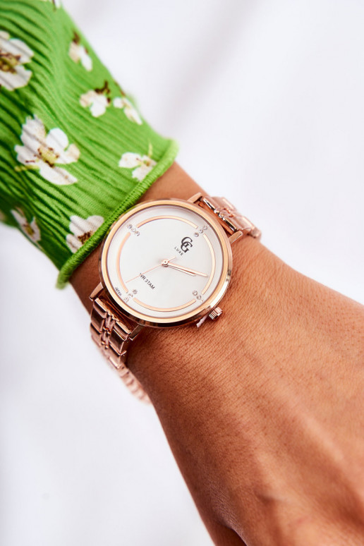 Reloj de mujer GG Luxe color oro rosa