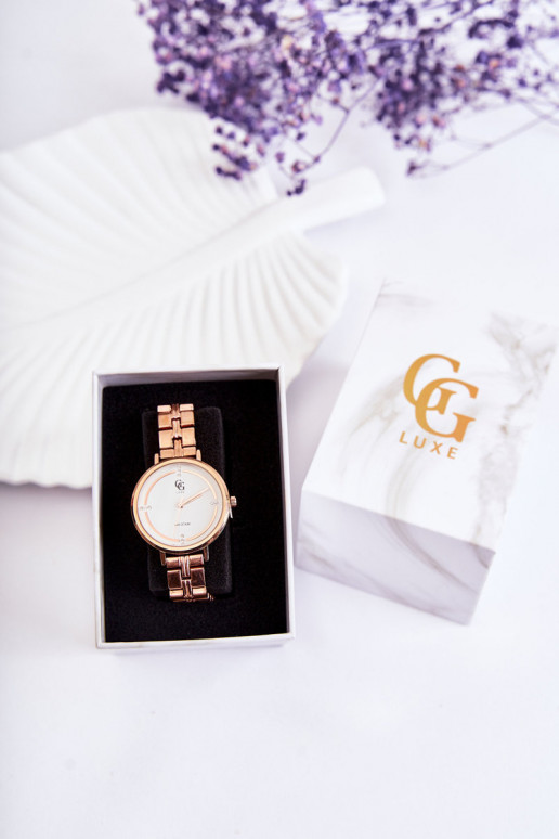 Reloj de mujer GG Luxe color oro rosa