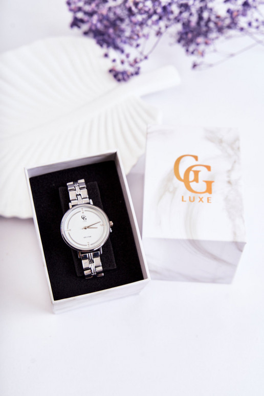 Reloj de mujer GG Luxe color plata