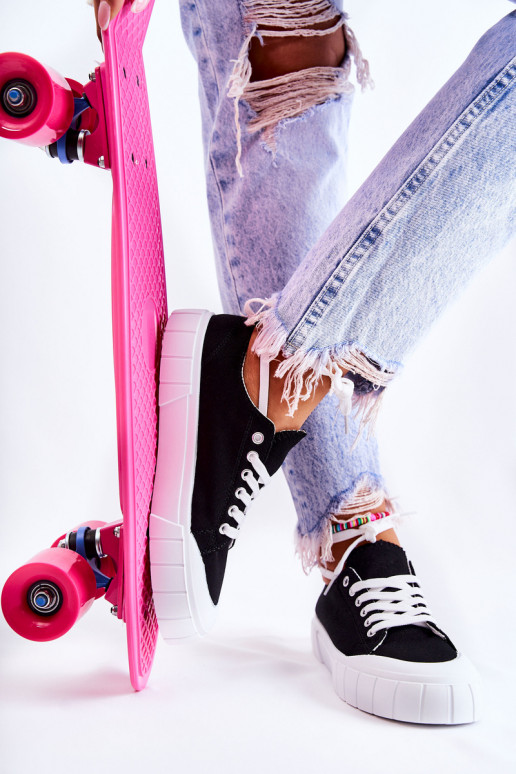 Zapatos de plataforma para mujer en color negro Comes