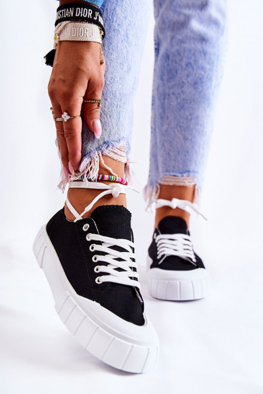 Zapatos de plataforma para mujer en color negro Comes