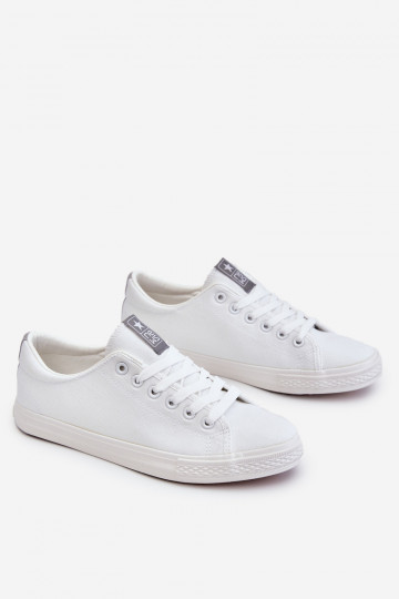 Zapatos casual de modelo clásico en color blanco Eleya.