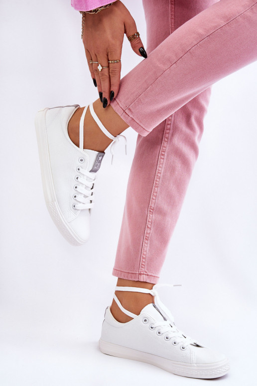 Zapatos casual de modelo clásico en color blanco Eleya.