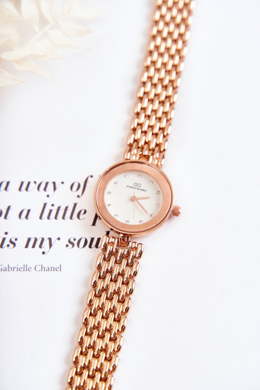 Reloj de mujer Giorgio & Dario con ojos brillantes en oro rosa Reloj de mujer Giorgio & Dario con ojos brillantes en oro rosa