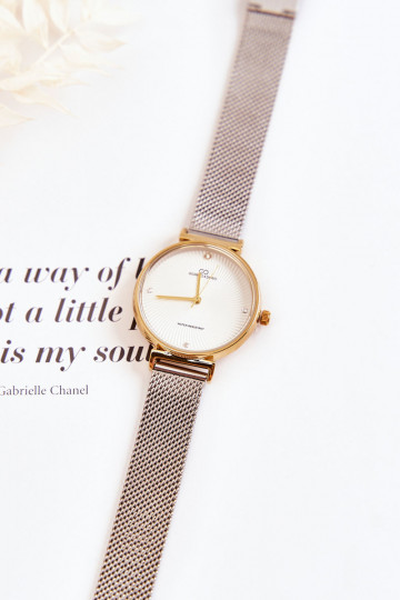 Reloj resistente al agua para mujer Giorgio & Dario color oro-plata