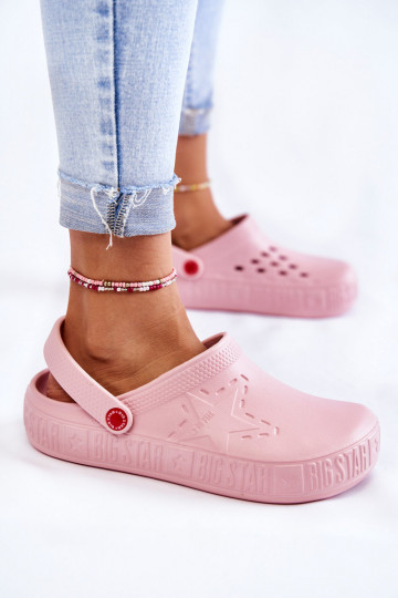 Pantuflas ligeras Big Star II275008 rosa 2