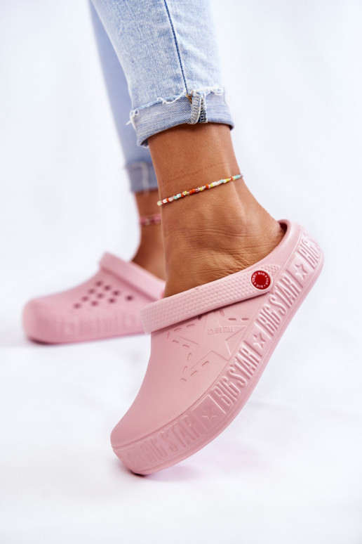 Pantuflas ligeras Big Star II275008 rosa