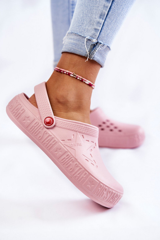 Pantuflas ligeras Big Star II275008 rosa
