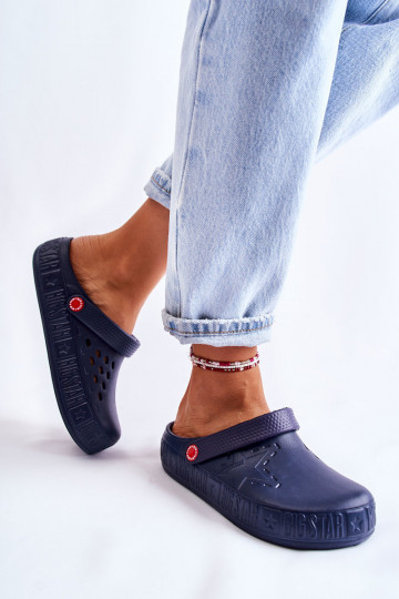 Pantuflas ligeras Big Star II275002 azul oscuro