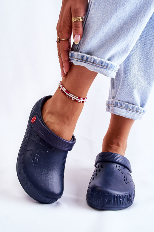 Pantuflas ligeras Big Star II275002 azul oscuro