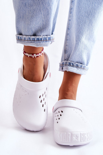 Pantuflas ligeras Big Star II275003 color blanco 2