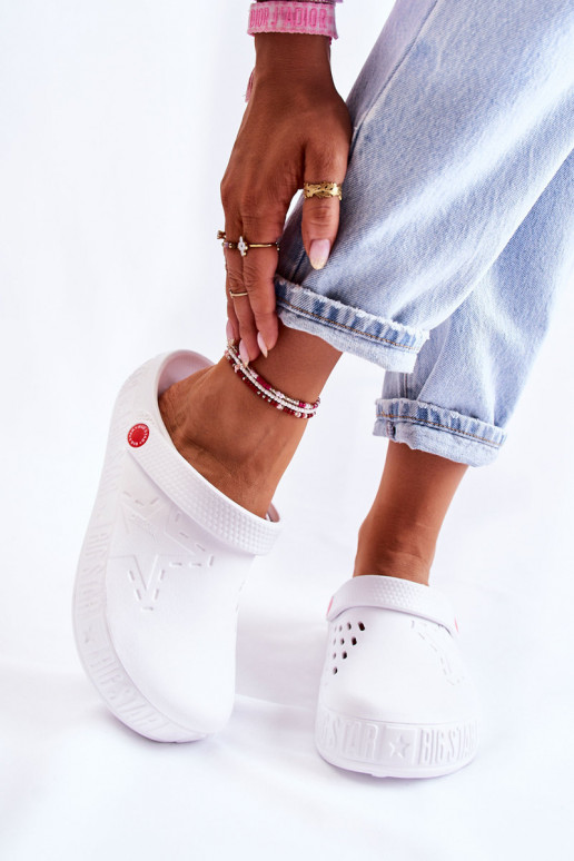 Pantuflas ligeras Big Star II275003 color blanco