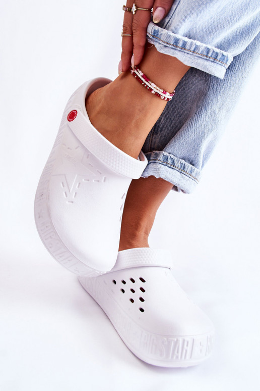 Pantuflas ligeras Big Star II275003 color blanco