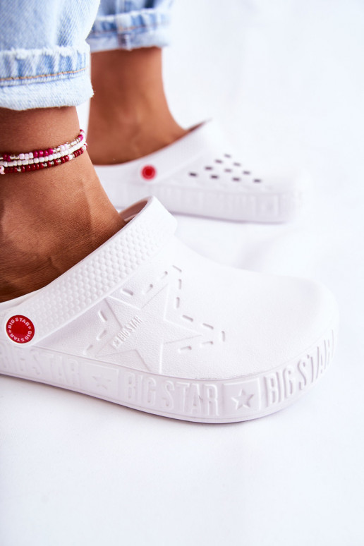 Pantuflas ligeras Big Star II275003 color blanco