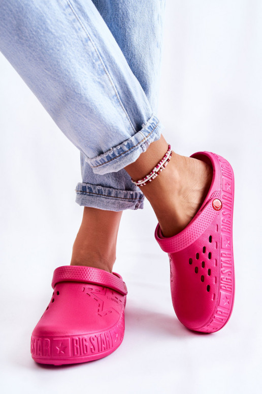 Pantuflas ligeras Big Star II275007 rosa