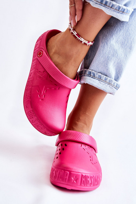 Pantuflas ligeras Big Star II275007 rosa