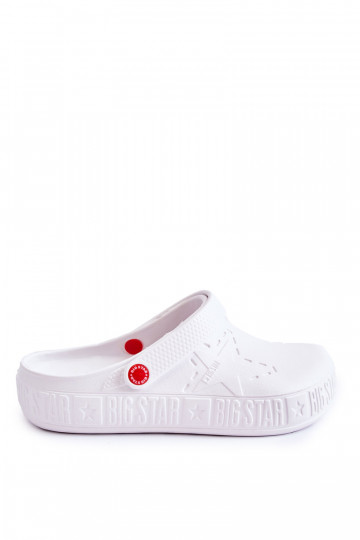 Pantuflas ligeras Big Star II175003 color blanco 2