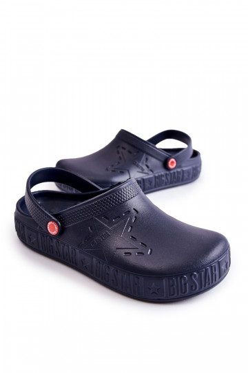 Pantuflas ligeras Big Star II175002 azul oscuro