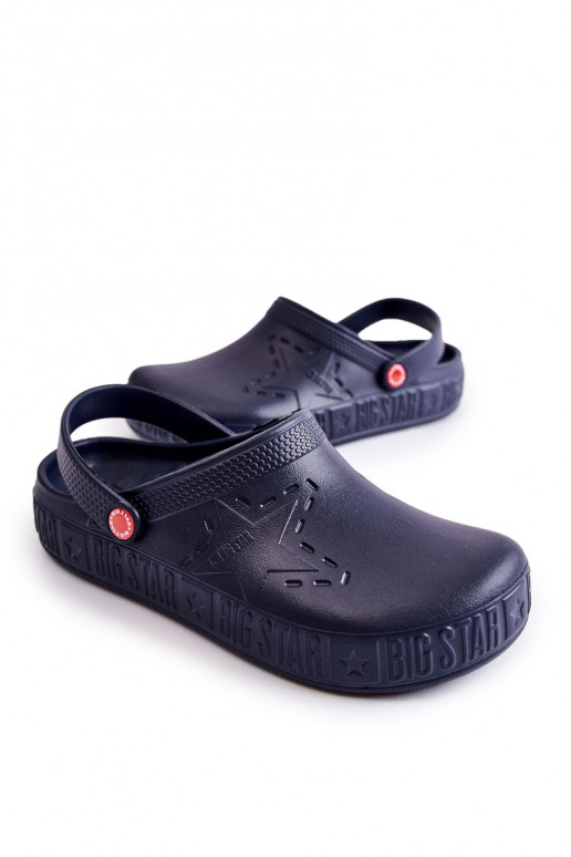 Pantuflas ligeras Big Star II175002 azul oscuro