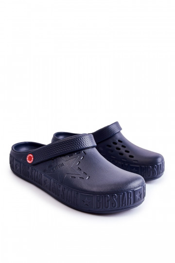 Pantuflas ligeras Big Star II175002 azul oscuro 2