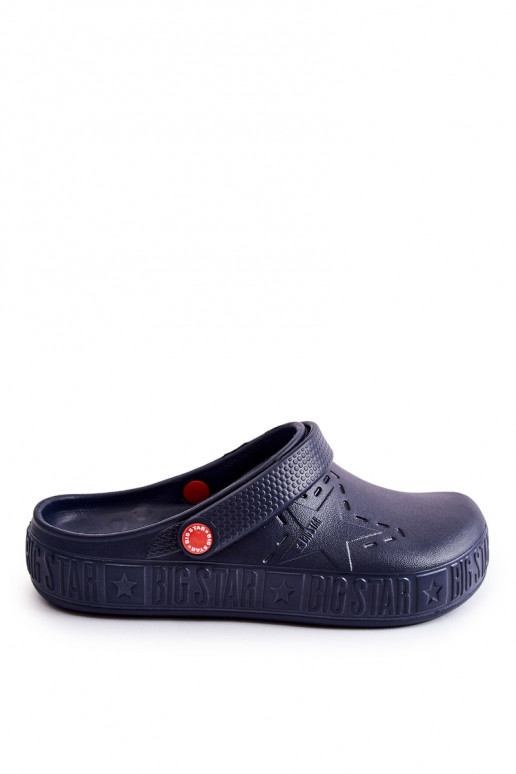 Pantuflas ligeras Big Star II175002 azul oscuro