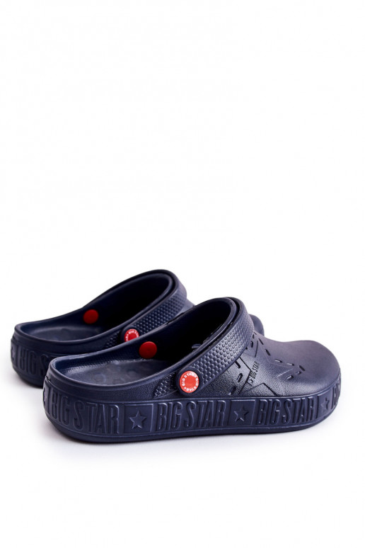 Pantuflas ligeras Big Star II175002 azul oscuro