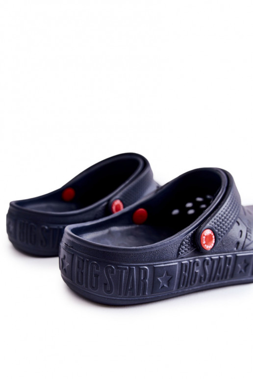 Pantuflas ligeras Big Star II175002 azul oscuro