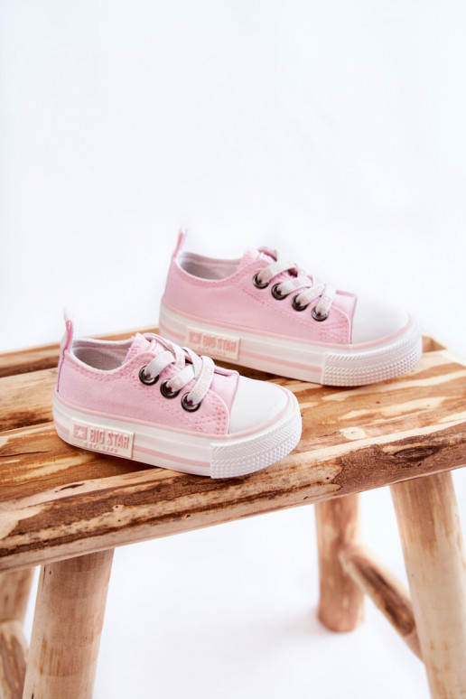 Zapatos de ocio infantil BIG STAR KK374072 rosa
