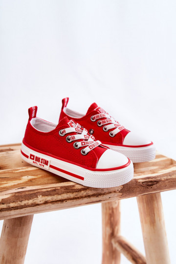 Calzado casual infantil BIG STAR KK374071 rojo