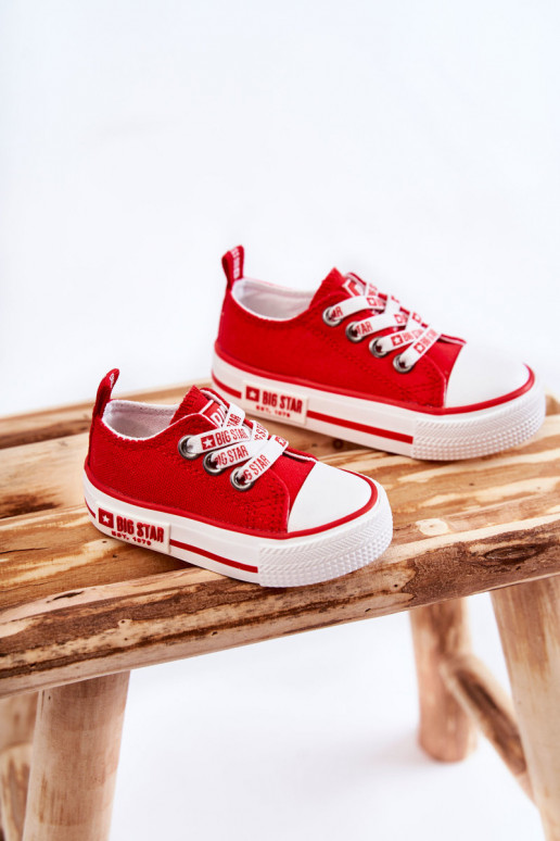 Calzado casual infantil BIG STAR KK374071 rojo