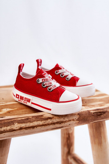 Calzado casual infantil BIG STAR KK374051 rojo
