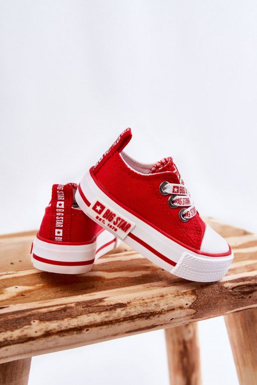 Calzado casual infantil BIG STAR KK374051 rojo