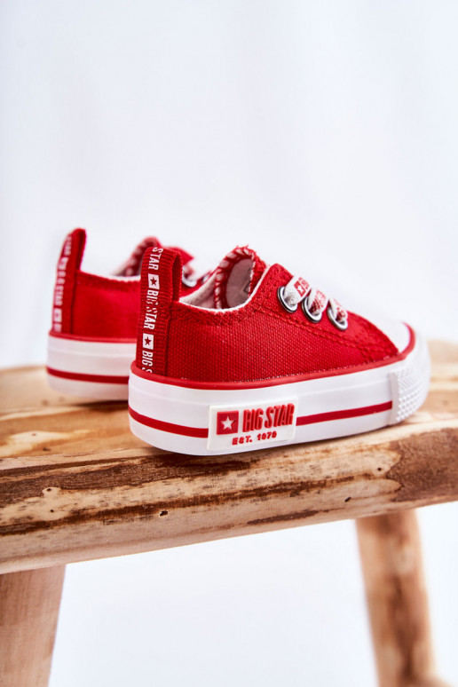 Calzado casual infantil BIG STAR KK374051 rojo