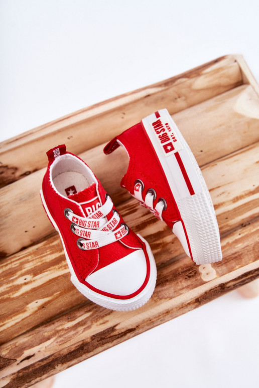 Calzado casual infantil BIG STAR KK374051 rojo