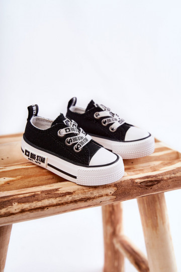 Calzado casual infantil BIG STAR KK374049 Blanco y negro