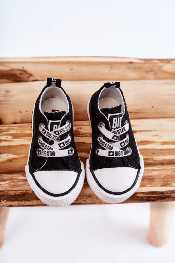 Calzado casual infantil BIG STAR KK374049 Blanco y negro 2