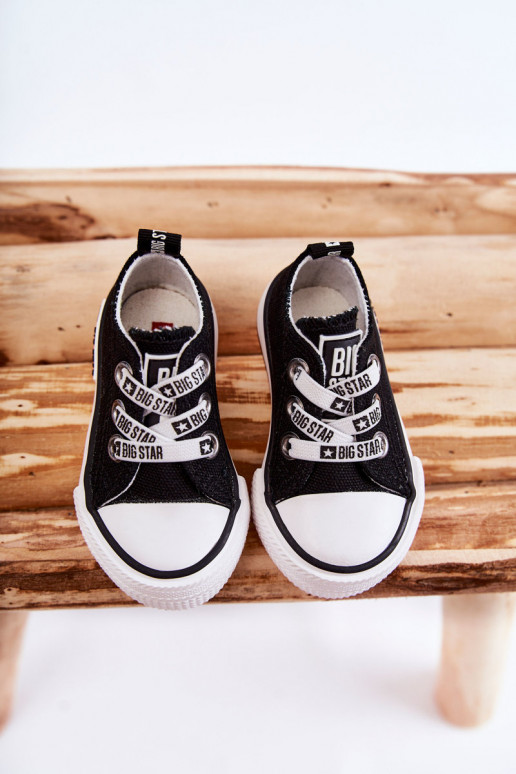 Calzado casual infantil BIG STAR KK374049 Blanco y negro