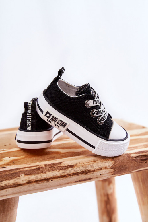 Calzado casual infantil BIG STAR KK374049 Blanco y negro
