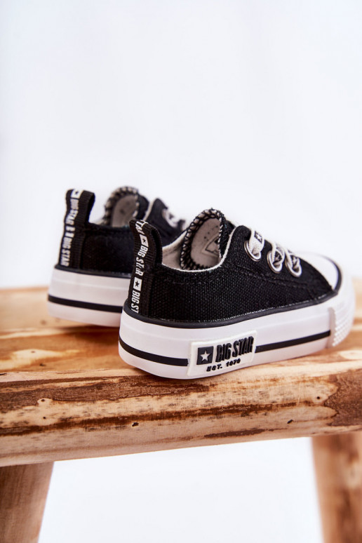 Calzado casual infantil BIG STAR KK374049 Blanco y negro