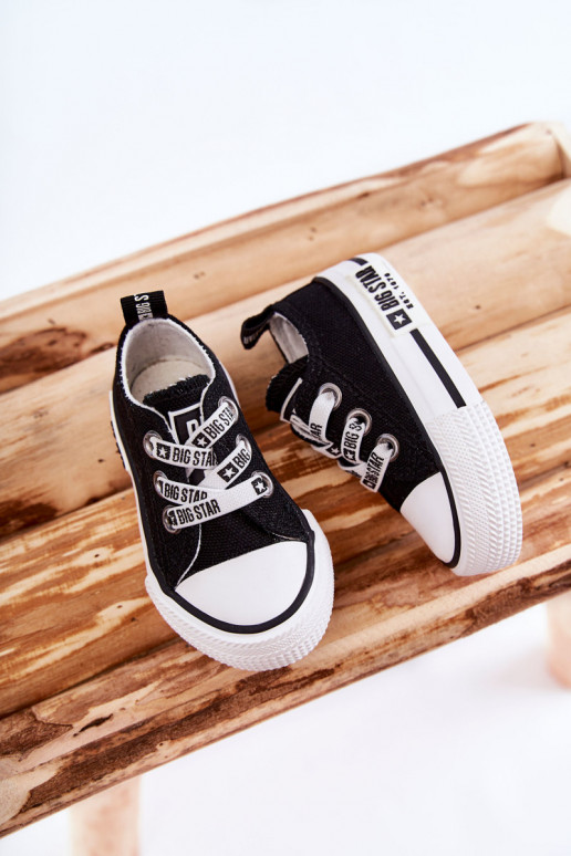Calzado casual infantil BIG STAR KK374049 Blanco y negro