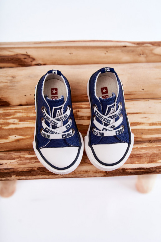 Calzado casual infantil BIG STAR KK374050 azul oscuro