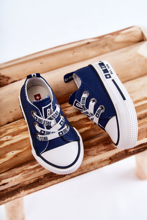 Calzado casual infantil BIG STAR KK374050 azul oscuro