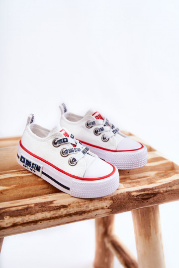 Zapatos de ocio infantil BIG STAR KK374048 blanco