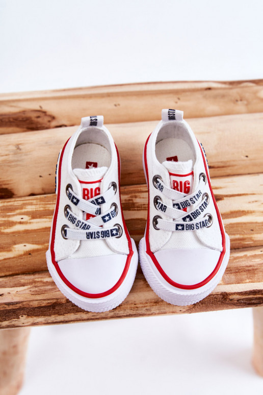 Zapatos de ocio infantil BIG STAR KK374048 blanco