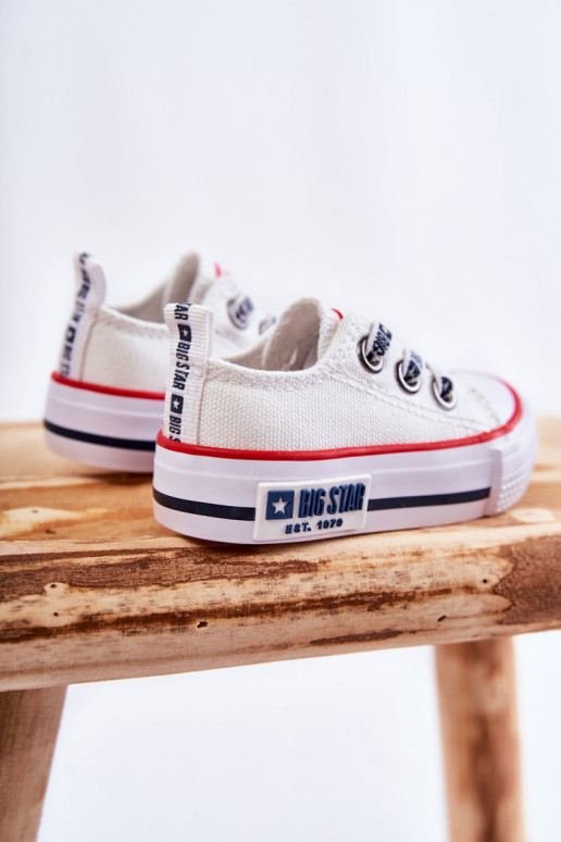 Zapatos de ocio infantil BIG STAR KK374048 blanco