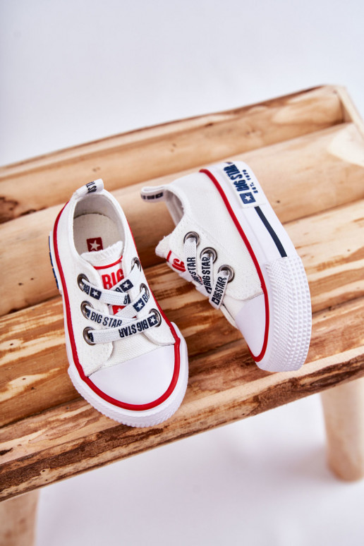 Zapatos de ocio infantil BIG STAR KK374048 blanco